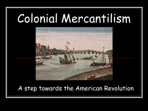 Colonial Mercantilism
