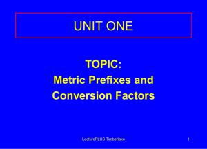 metrics & conversion