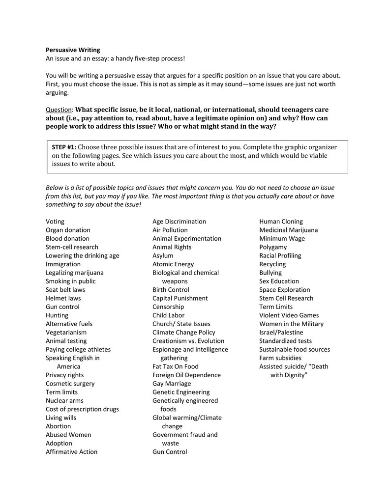 argumentative essay climate change