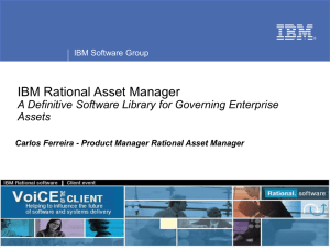 IBM Rational software presentation template