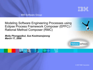 IBM Rational Software Agile Development Offering Effective agility at