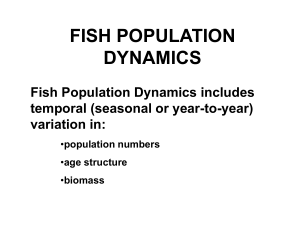 Population Biology Slides Part 2