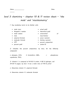 level_H_chemistry-worksheets_files/moles and stoichiometry review