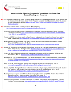 Recommended Reading * Improving Higher Education Outcomes