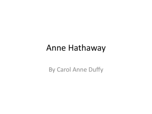 Anne Hathaway - HigherUddyEnglish