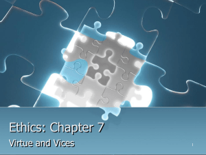 Ethics: Chapter 7
