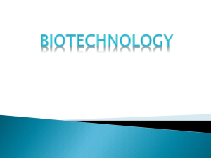 Biotechnology - Chapter 14 Power point