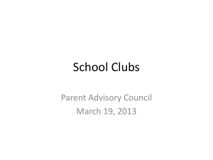 School Clubs