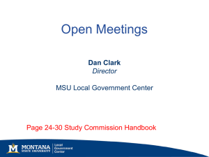 Open Meetings 12/08/2014 - Local Government Center