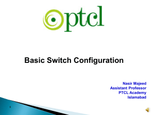 Basic Switch Configuration