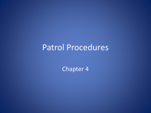 Patrol Procedures