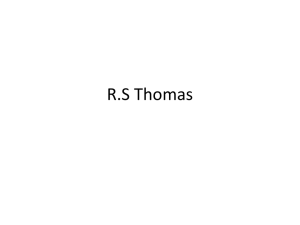 R.S Thomas