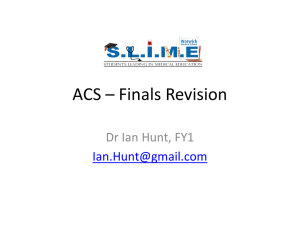 ACS * Finals Revision