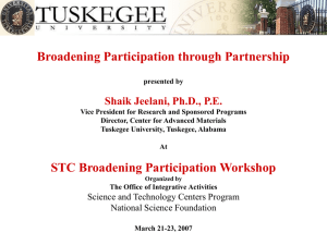 Tuskegee University - Science Diversity Center