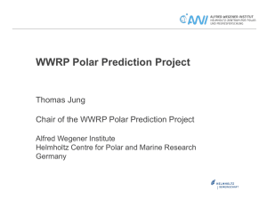 Polar Prediction Project