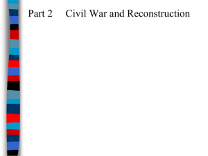 Success and failures of Reconstruction