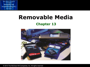 Chapter 13: Removable Media