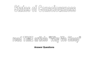 Altered States of Consciousness