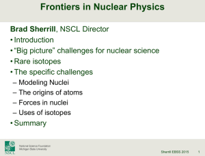 Frontiers in Nuclear Physics