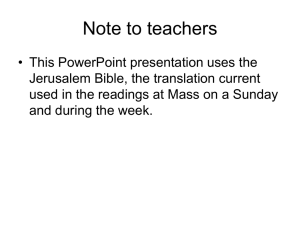 P6 Scripture Powerpoint