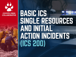 ICS200 - Coyote Crisis Campaign