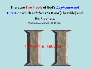 Two Proofs - Lord of Lords Bible Community Church