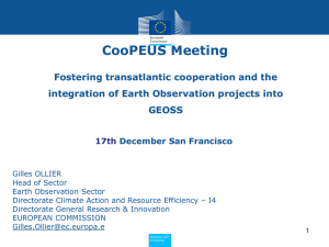 Gilles Ollier- European Commission_GEOSS