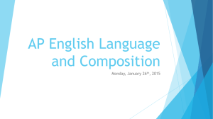 AP English Language and Composition