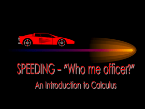 Speeding Who me officer ppt