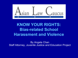 Know Your Rights: Bias-Related School