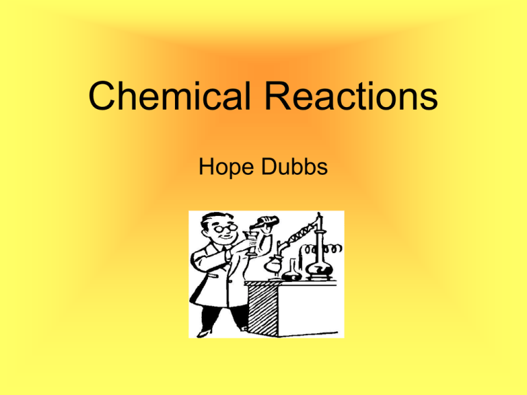 What Best Describes A Chemical Reaction