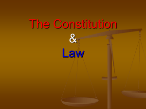 Constitution and Law