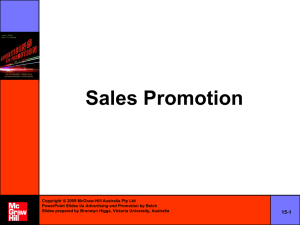 Session 5 Sales Promotion