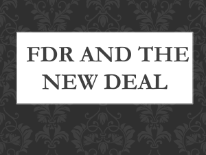 FDR and the New Deal