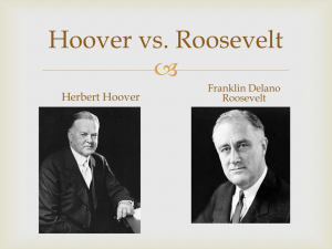 Hoover vs. Roosevelt