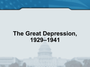 The Great Depression, 1929–1941