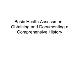 Basic Health History