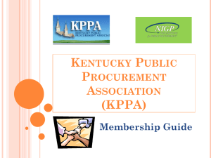 Kentucky Public Procurement Association