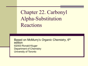 CN>Chapter 22CT>Carbonyl Alpha