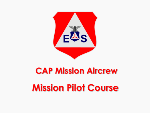 CAP Mission Pilot Course slides