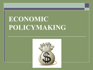 Economic Policy & the Budget