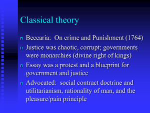 Classical theory - Bakersfield College