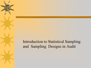 What is Statistical Sampling