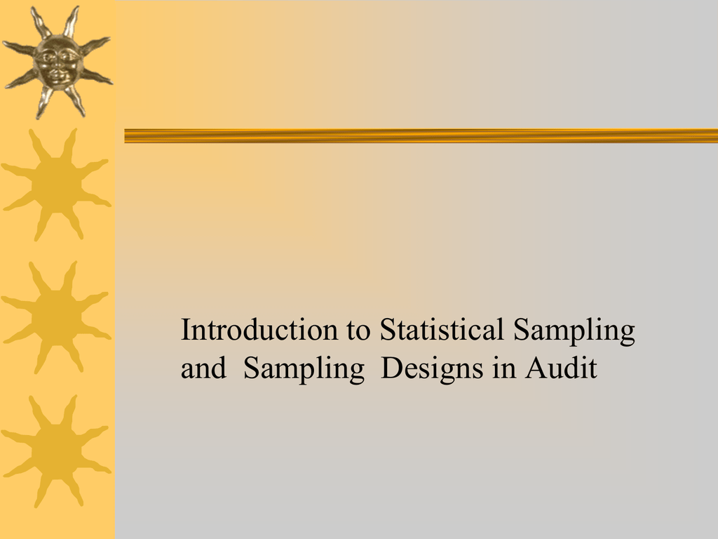  What Is Statistical Sampling 