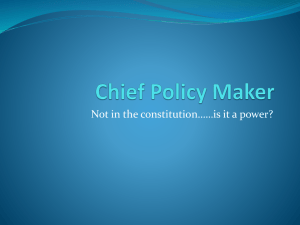 PPChief Policy domestic