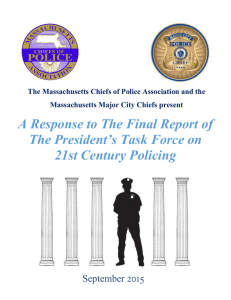 A Response to the Final Report of the President's Task Force on