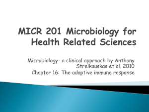 MICR 201 Microbiology for - Cal State LA