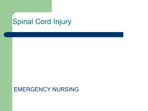 Spinal Cord Injury