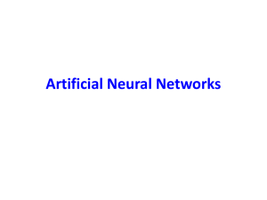 Artificial Neural Networks