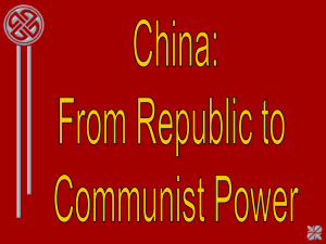 Communism In China
